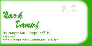 mark dampf business card